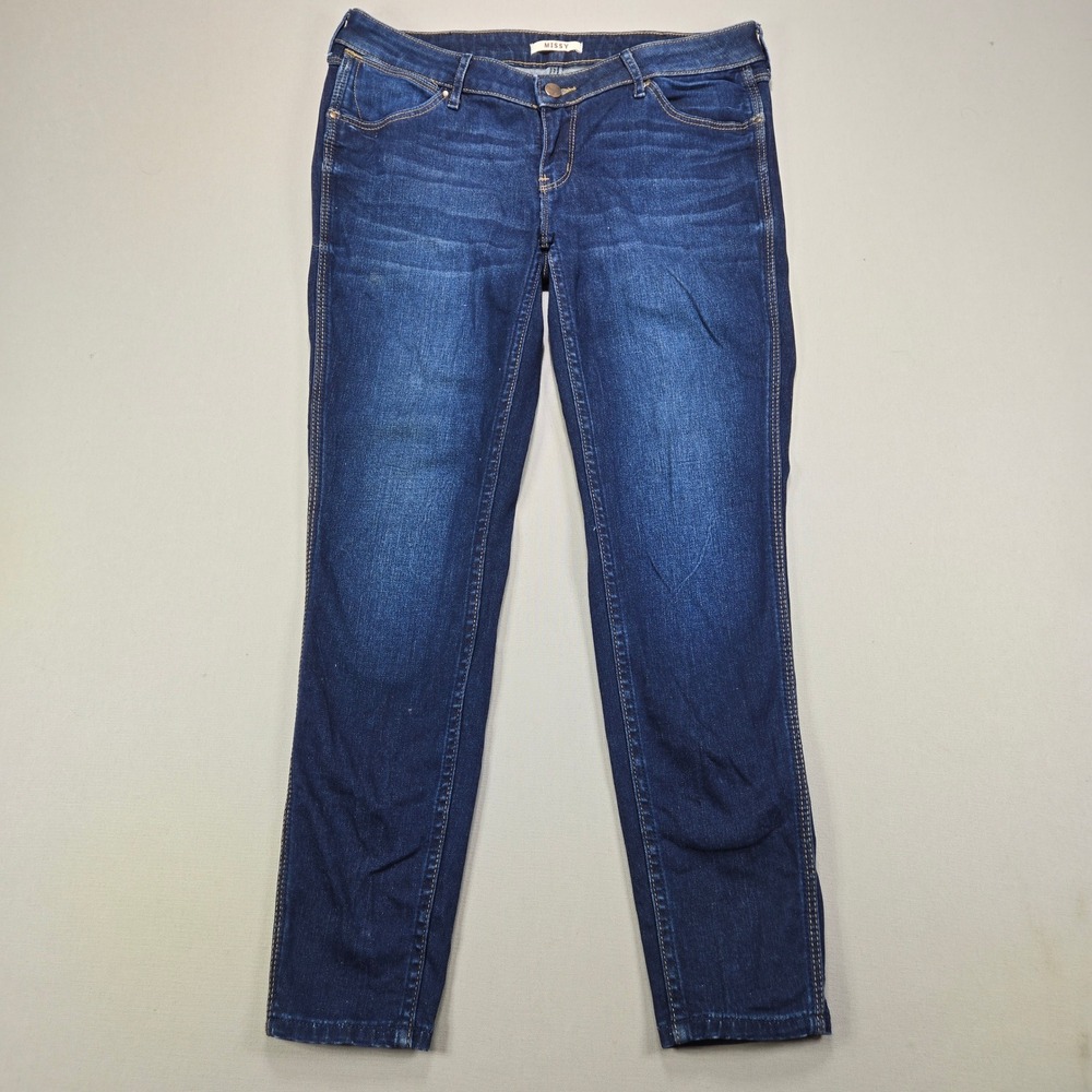 Wrangler‎ Jeans Missy Skinny Dark Wash Denim Blue Womens 31